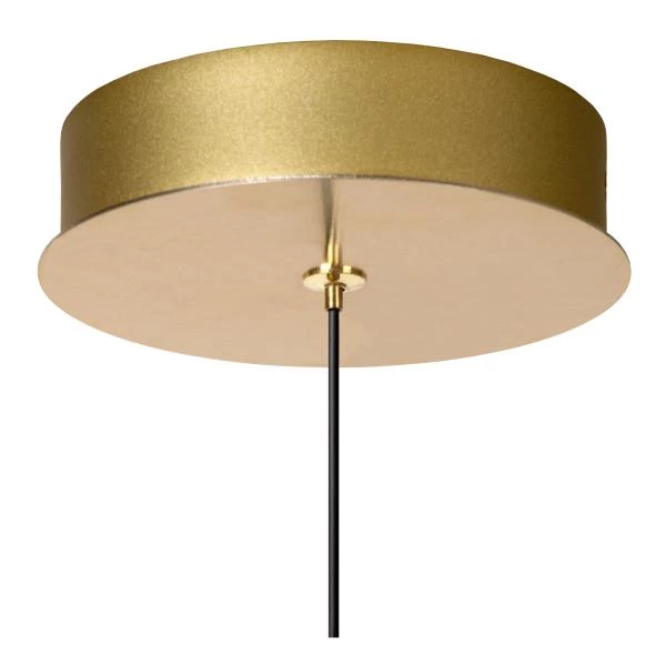 Lucide KLIGANDE - Lámpara colgante - Ø 13 cm - LED - 1x9W 2700K - Oro mate / Latón - DETAIL 3